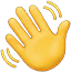 Hand waving icon
