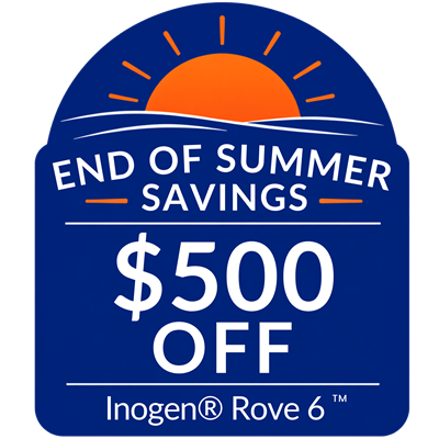 Inogen End of Summer Savings $500 off Inogen Rove 6